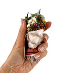 Smudging Sage Wand with Rose Quartz - Confía Collective