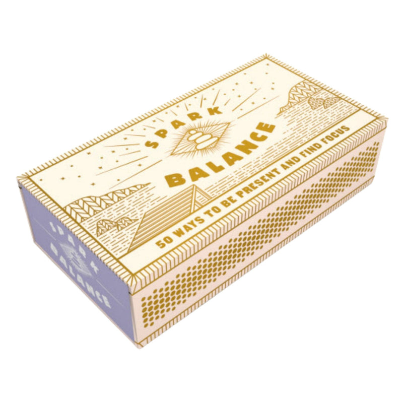 Spark Balance in a box offers accessible prompts in a pick-me-up package that will genuinely help to cultivate a more balanced life, including mindfulness practices and self-care activities. 