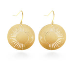 Sun and Moon Eclipse Earrings - Confía Collective