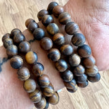 Tiger's Eye Crystal 8mm Bead Bracelet - Confía Collective