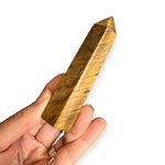 Tiger's Eye Polished Crystal Tower - Confía Collective